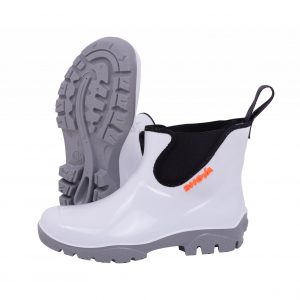 FOOD PROCESSING, SHOVA, WHITE GREY CHELSEA BOOT GUMBOOT