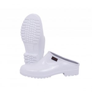 GENERAL PURPOSE, MARINA, WHITE WHITE SLIP ON CLOG GUMBOOT