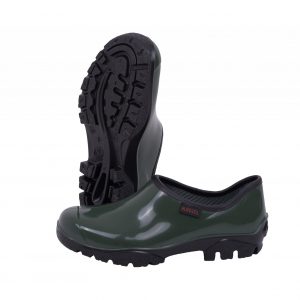 GENERAL PURPOSE, SHOVA, GREEN BLACK SLIP ON SHOE GUMBOOT