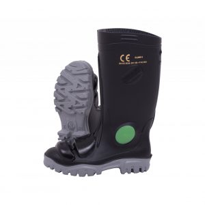 GENERAL PURPOSE, STIMELA, BLACK GREY STEEL TOE + MIDSOLE + METATARSAL PROTECTOR GUMBOOT_2