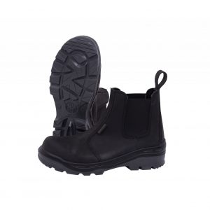 GENERAL PURPOSE,SAFELITE CHELSEA SAFETY BOOT BLACK BLACK TOE CAP S2