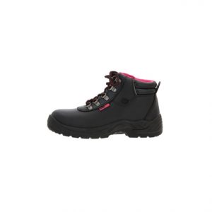 SCARLET, BLACK SAFETY SHOE