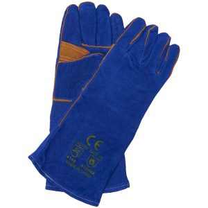 GLOVE CHROME GREEN  WELDERS BLUE